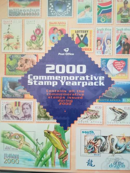 RSA stamp  commemorative Year packs x5MNH 1996 to 2000