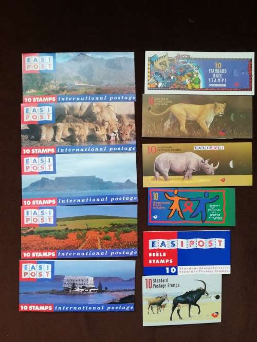 RSA. stamp 11 x standard postage Booklets. MNH. As per scan