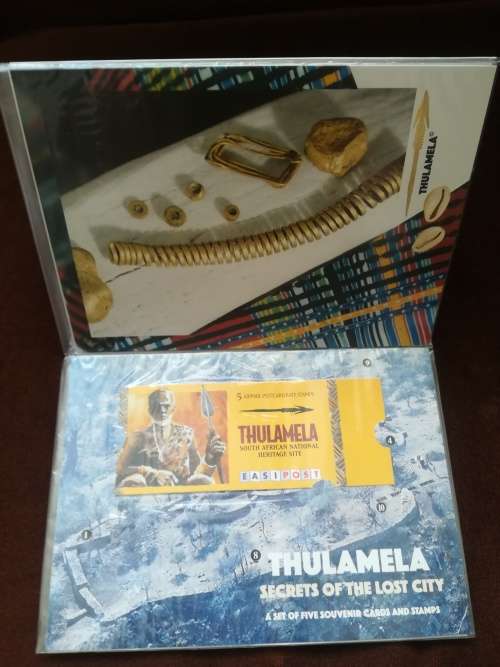 RSA.. Thulamela 1997  booklet + 5 postcards.. Unopened as issued