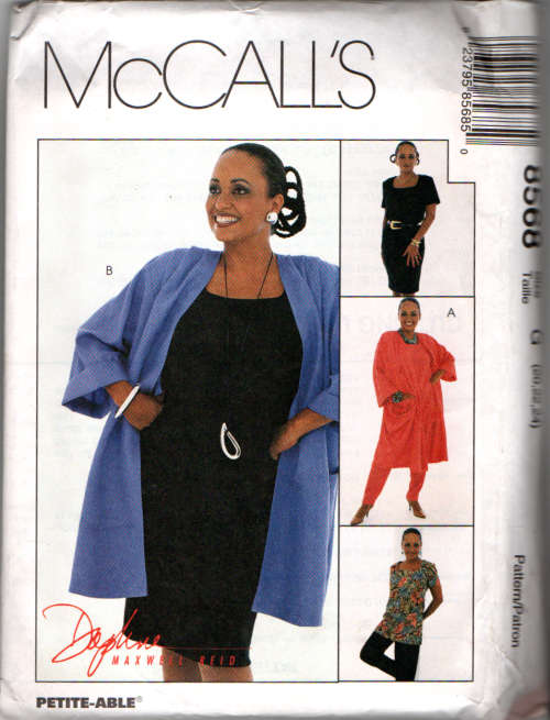 Sewing Pattern Mccalls 8568 Dress, top, Jacket and pants  Size 20 - 24