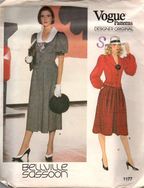 Sewing Pattern Vogue 1177  Skirt and Jacket size 12