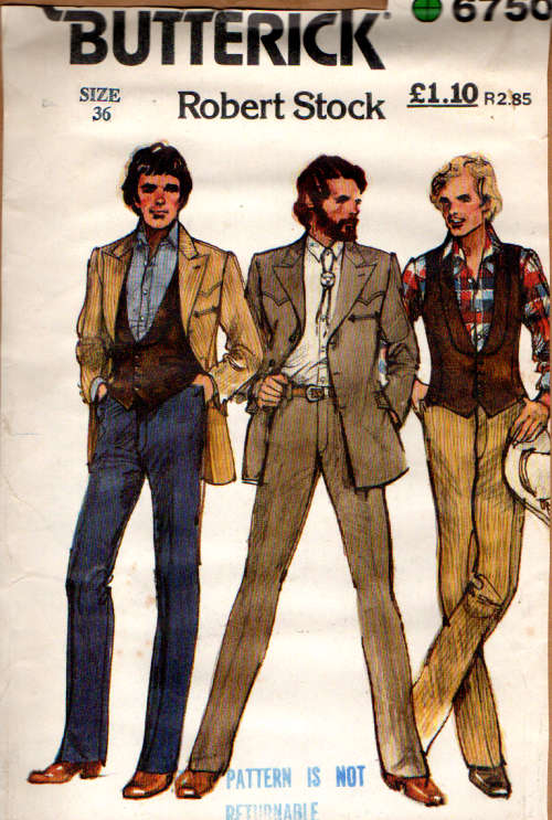 Sewing Pattern Butterick 6750 size 36 Jacket vest and Pants
