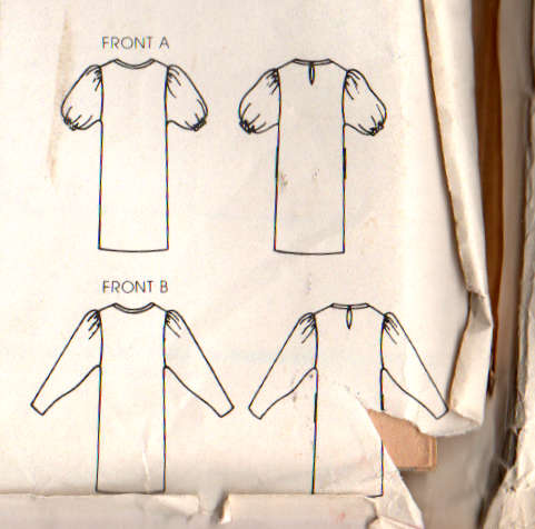 Sewing Pattern :Vogue 8734 Misses Dress Size 8- 10 -12 Factory Folded