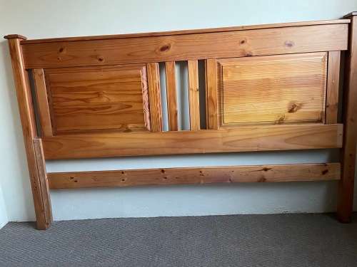 King size pine headboard
