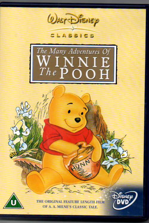 DVD: The many adventures of Winnie the Pooh disney - original disc