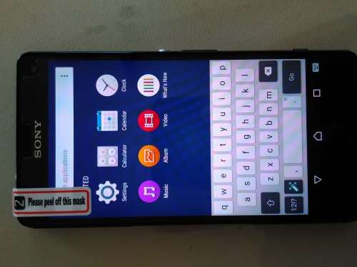 SONY EXPERIA Z3 COMPACT(SMALL),BLACK,BOX,ALL ACCESSORIES,SCREEN PROTECTOR,WARRANTY