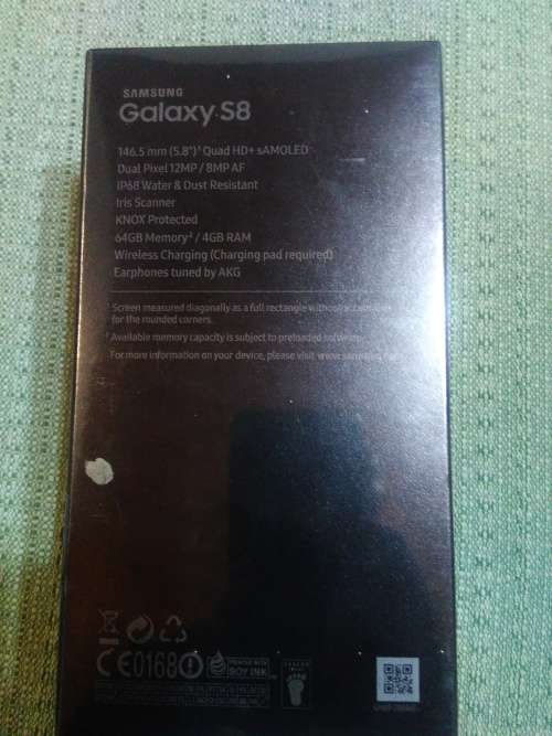 SAMSUNG GALAXY S8,64GB,BRAND NEW, FACTORY SEALED BOX,MIDNIGHT BLACK,ICASA ,2 YEARS VODACOM WARRANTY
