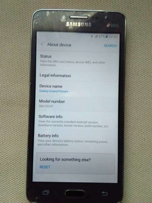 SAMSUNG GALAXY GRAND PRIME PLUS,BLACK,10/10,ALL ACCESSORIES,LOCAL
