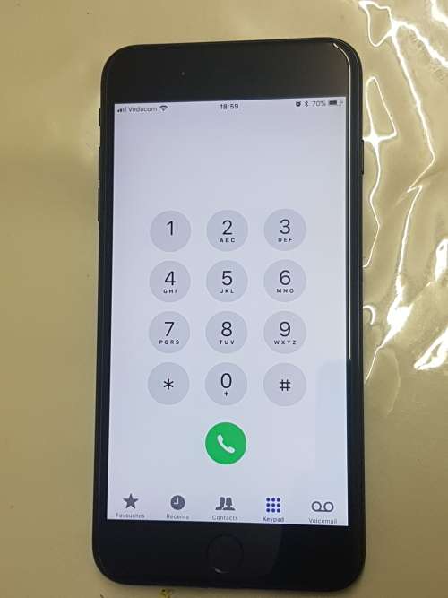 iPhone 7 PLUS 128GB, BRAND NEW CONDITION,MATT BLACK,CHARGER AND USB CABLE, 10/10