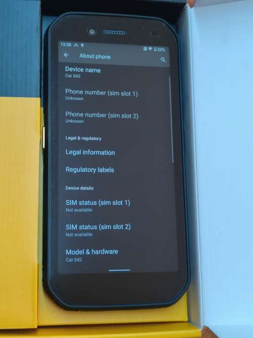 CAT S42 H+ Rugged Phone ,,DEMO MODEL , DUAL SIM, MYSTERY FREE GIFT TO THE WINNER  VALUED AT R350