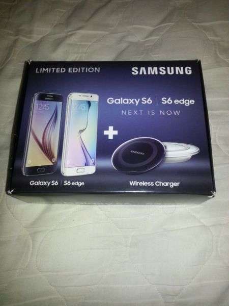 Samsung Galaxy S6 32GB, White,Local,ORIGINAL, limited edition with wireless charger