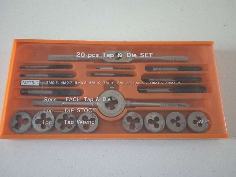Tap and Die set - 20 Piece