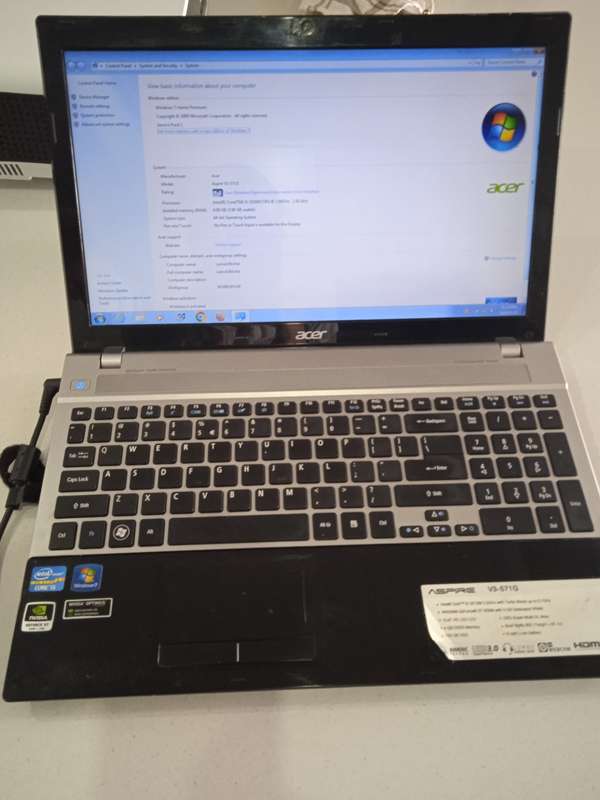 Acer Aspire V3-571G - Please read description