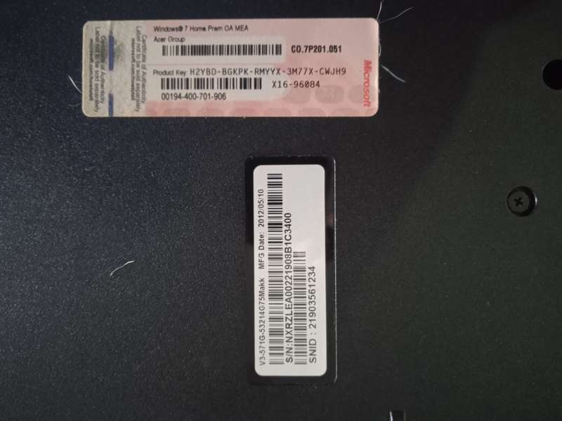 Acer Aspire V3-571G - Please read description