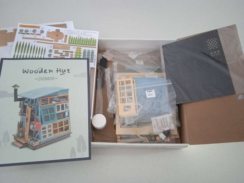 DIY miniture house kit - Wooden Hut