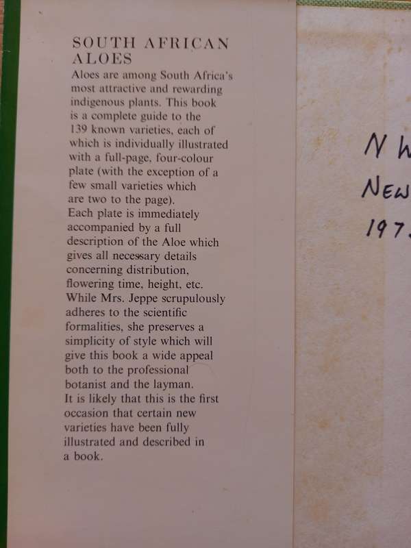 South African Aloes - Revised and enlarged edition