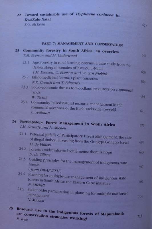 Indigenous Forests and Woodlands in South Africa
