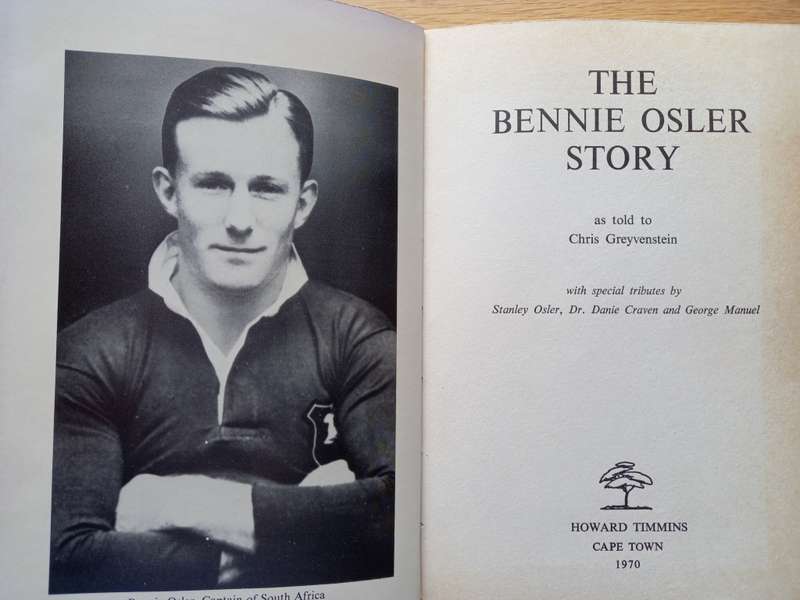 The Bennie Osler Story as told to Chris Greyvenstein