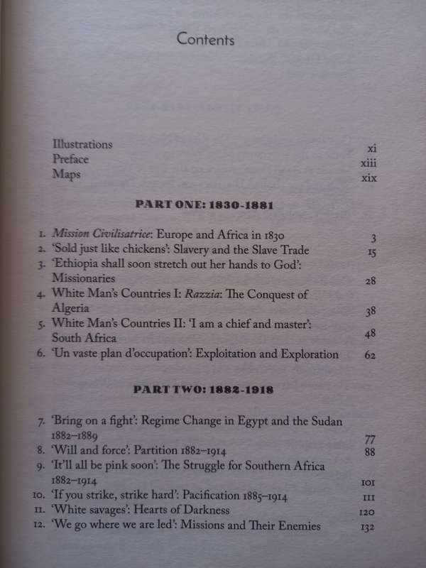 Empires in the Sun - The struggle for the Mastery of Africa by Lawrence James