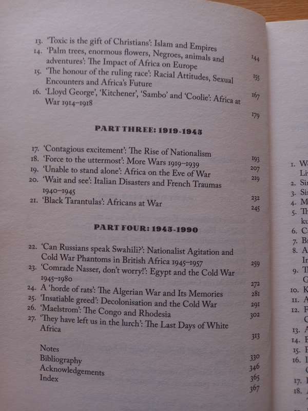 Empires in the Sun - The struggle for the Mastery of Africa by Lawrence James