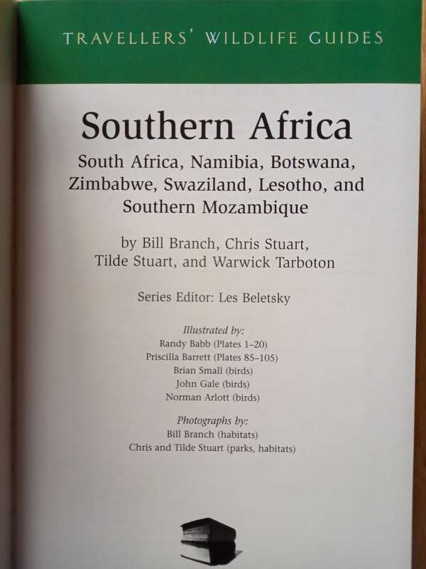 Travellers` Wildlife guides Southern Africa - South Africa, Namibia, Botswana, Zimbabwe, Swazi etc,