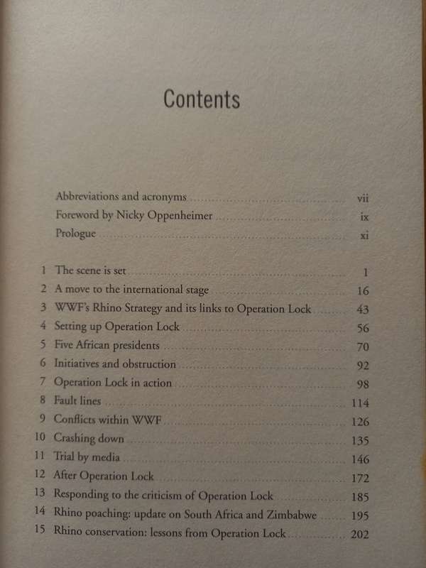 Operation Lock and the War on Rhino Poaching by John Hanks