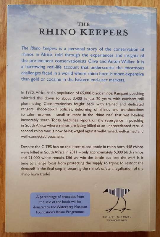 THe Rhino Keepers by Clive and Anton Walker
