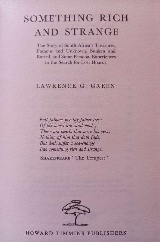 Something Rich and Strange by Lawrence G. Green