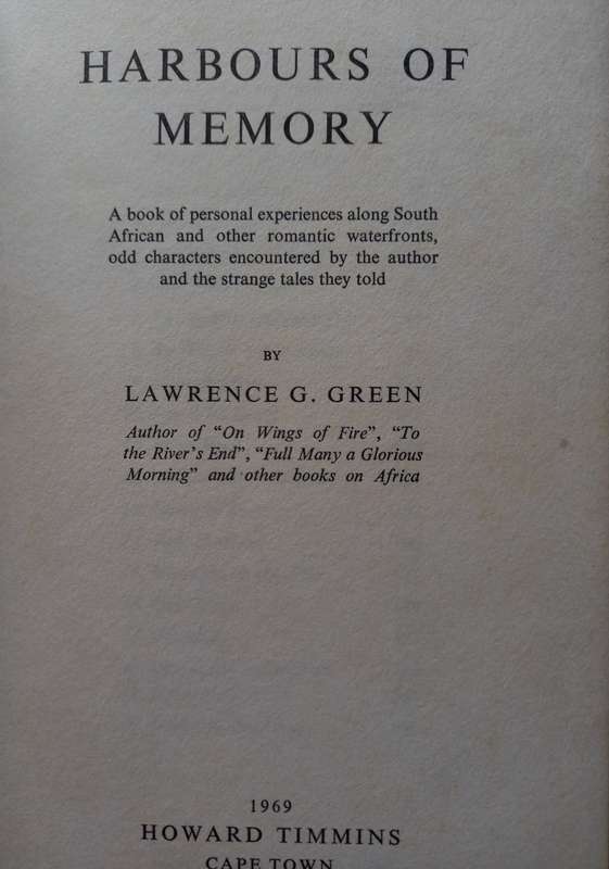 Harbours of Memory by Lawrence G. Green