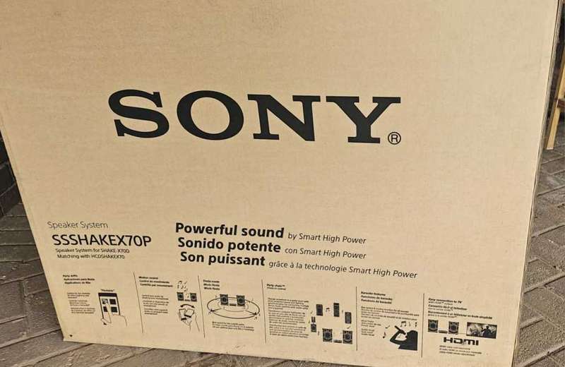 Sony Shake X70d Speakers (Speakers Only) - Powerful Audio for Your Entertainment!
