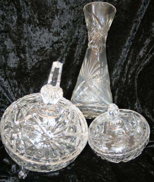 Selection of Cut Glass
