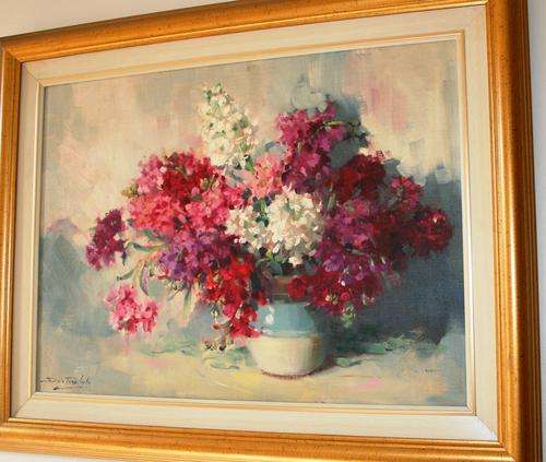 Dino Paravano "Hydrangeas" and sketch
