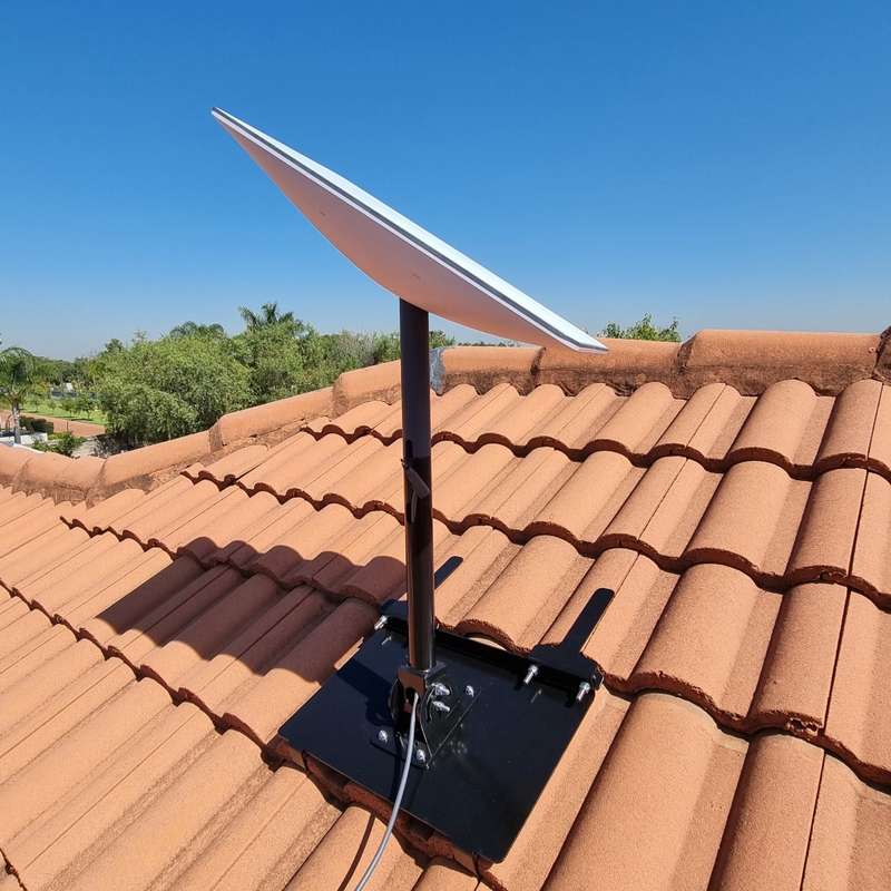Starlink Roof Mount Base Plate + Pole