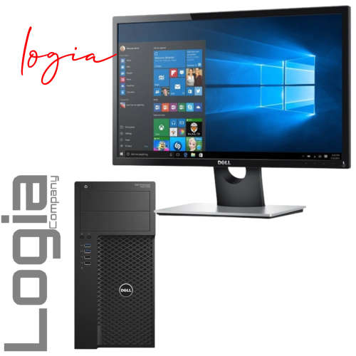 Dell 3620 i7 6th-Gen 16GB 512SSD + 22` Monitor HDMI