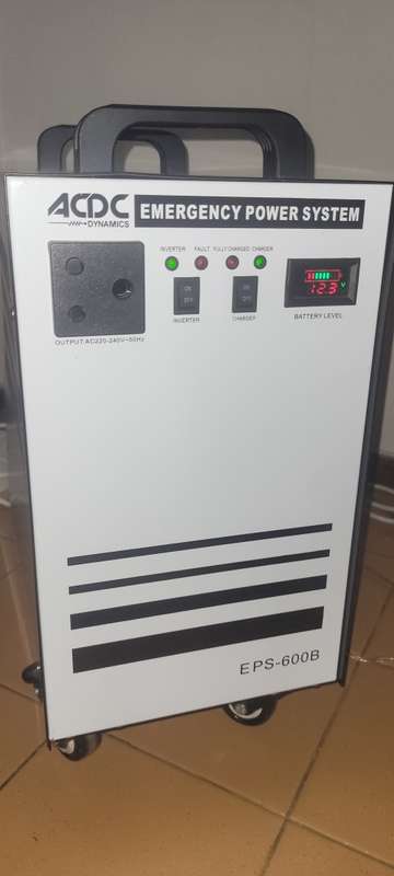 ACDC - Modified Sine Mobile Power Backup 600W + Deep Cycle Battery