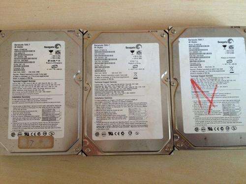3 X IDE DRIVES SEAGATE 40 GIG AND 80 GIG AND 40 GIG