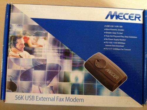 MECER 56K USB EXTERNAL FAX MODEM
