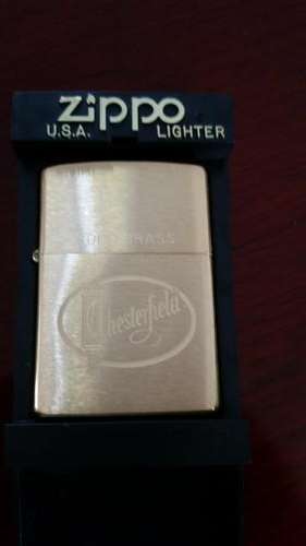 Chesterfield ZIPPO original Solid Brass Zippo brand new as per pic
