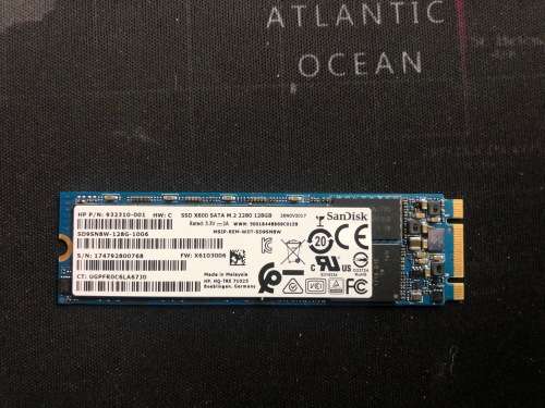 SANDISK HP SSD DRIVE 128GB