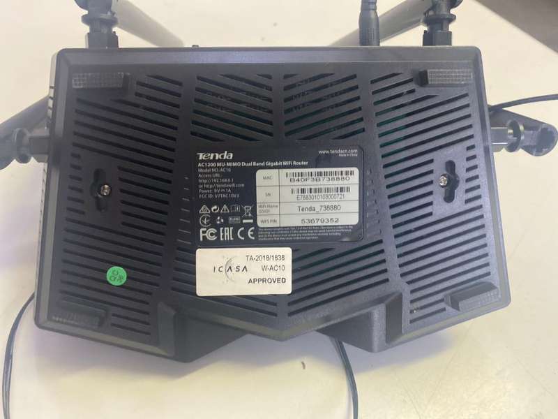Tenda Ac1200 Dual Band Gigabit Smart WiFi Router