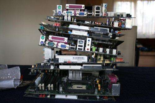 LGA 775 batch lot 10 x motherboards all working but pins bent