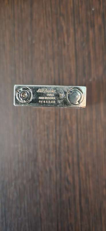 St Dupont Bacelite lighter with stainless steel inlays