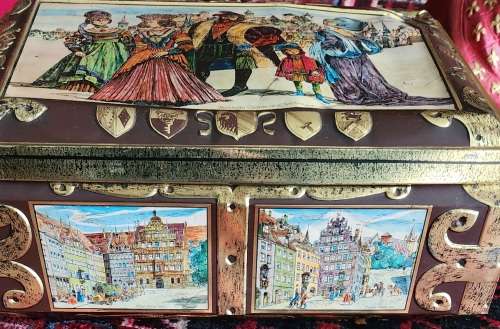Leberkuch Collectable Tin by Otto Schmidt Nurnberg Germany