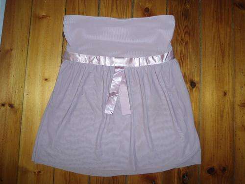 Velvet Brand gorgeous strapless / date-night dark pink top size 8/10