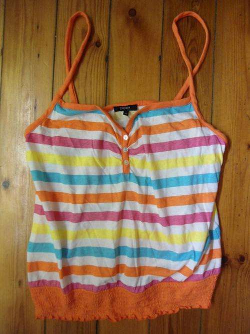 Papaya multi coloured vest top size 16 Brand new