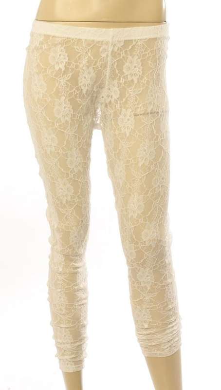 Pink Rose  Lace leggings from US - New (S)