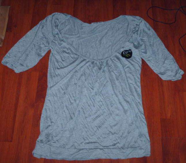 UK Import  Marks&Spencer light scoop neck babydoll long 100%viscose 12 NEW