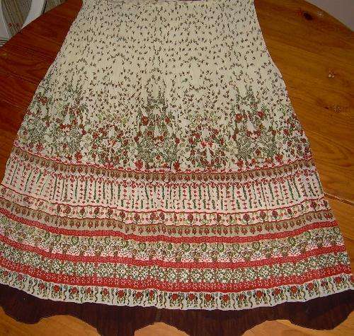 Uk Import DRESS BARN gypsy indie skirt Sz 14p