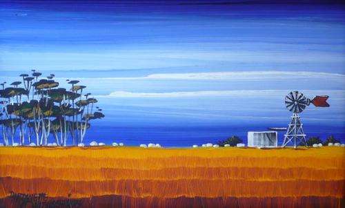 Antoinette Ohlenshlager Landscape 38 cm x 23 cm
