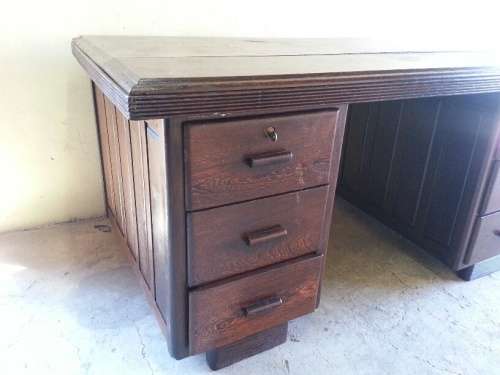 Dark Wood Desk
